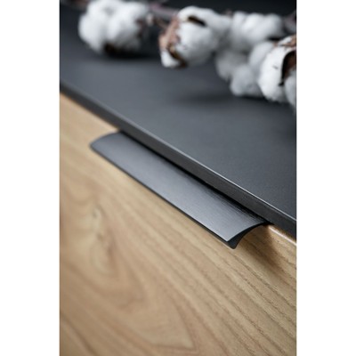 FORMAT - MB-Griffleiste, Edge Straight,L 40mm, ALU, schwarz matt eloxiert