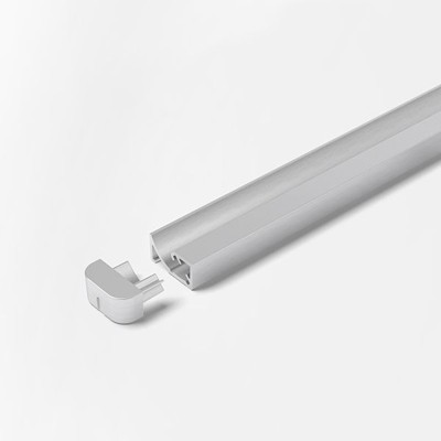 FORMAT - Möbel-Einbauprofil,L 3000mm, ChannelLine M, silberfarbig