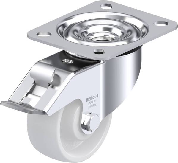 Blickle 498840 LE-PO 75R-FI Lenkrolle mit Feststeller Rad-Durchmesser: 75 mm Tragfähigkeit (max.): 150 kg 1 St.