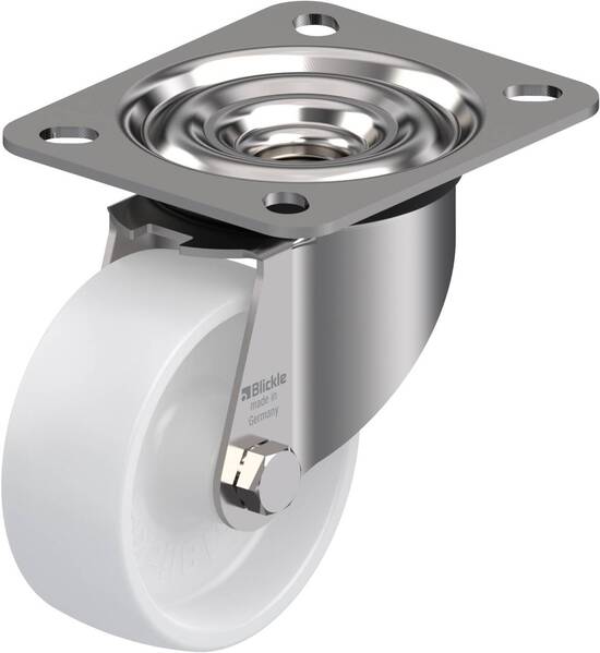 Blickle 500140 LEX-PO 80G Lenkrolle Rad-Durchmesser: 80 mm Tragfähigkeit (max.): 150 kg 1 St.