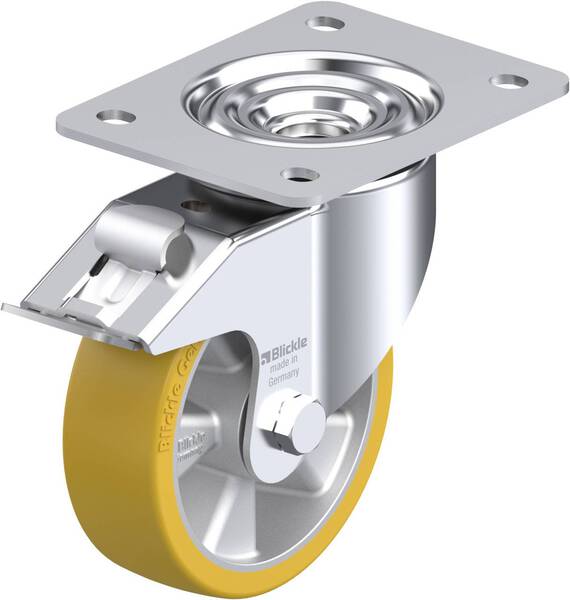 Blickle 482059 LK-ALTH 125K-3-FI Lenkrolle mit Feststeller Rad-Durchmesser: 125 mm Tragfähigkeit (max.): 350 kg 1 St.