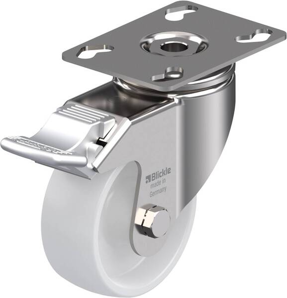 Blickle 225078 LKPXA-PO 80G-FI Lenkrolle mit Feststeller Rad-Durchmesser: 80 mm Tragfähigkeit (max.): 120 kg 1 St.