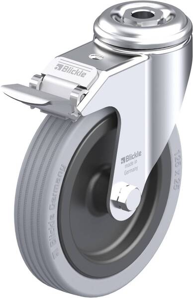 Blickle 223495 LKRA-VPA 125G-FI Lenkrolle mit Feststeller Rad-Durchmesser: 125 mm Tragfähigkeit (max.): 100 kg 1 St.