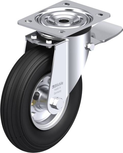 Blickle 23143 L-P 200R-ST Lenkrolle mit Feststeller Rad-Durchmesser: 200 mm Tragfähigkeit (max.): 75 kg 1 St.