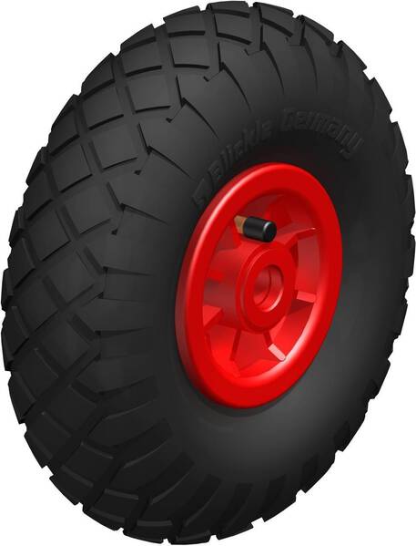 Blickle 231266 PK 262/20-75R-ROT Rad-Luftreifen Rad-Durchmesser: 260 mm Tragfähigkeit (max.): 150 kg 1 St.