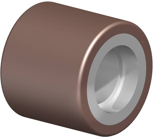 Blickle 745355 RK-HB 080x070/47x14-70-Z Hubwagenrolle Rad-Durchmesser: 80 mm Tragfähigkeit (max.): 630 kg 1 St.
