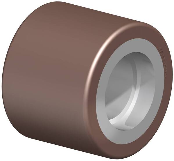 Blickle 755701 RK-HB 082x070/47x14-70-Z Hubwagenrolle Rad-Durchmesser: 82 mm Tragfähigkeit (max.): 640 kg 1 St.