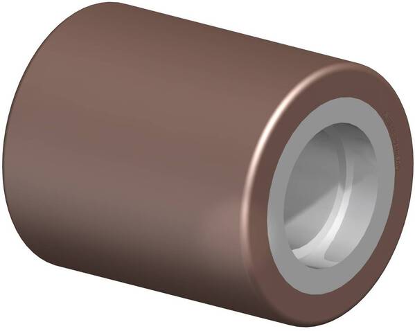 Blickle 755703 RK-HB 085x060/47x14-60-Z Hubwagenrolle Rad-Durchmesser: 85 mm Tragfähigkeit (max.): 560 kg 1 St.
