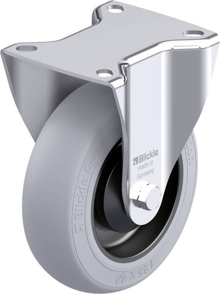 Blickle 921779 B-POES 125KA-SG Stahlblech-Bockrolle Rad-Durchmesser: 125 mm Tragfähigkeit (max.): 175 kg 1 St.