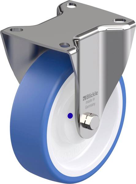 Blickle 937243 BX-POTHS 125XKA Edelstahl-Bockrolle Rad-Durchmesser: 125 mm Tragfähigkeit (max.): 250 kg 1 St.