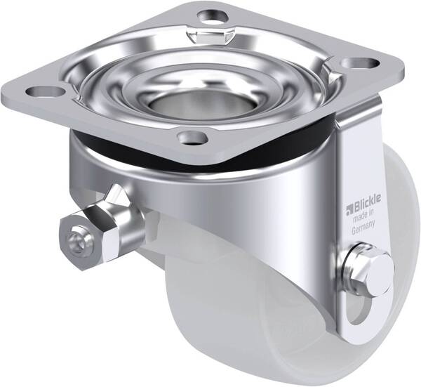 Blickle 911713 HRLK-PO 82G-VS Stahlblech-Nivellierrolle Rad-Durchmesser: 80 mm Tragfähigkeit (max.): 230 kg 1 St.