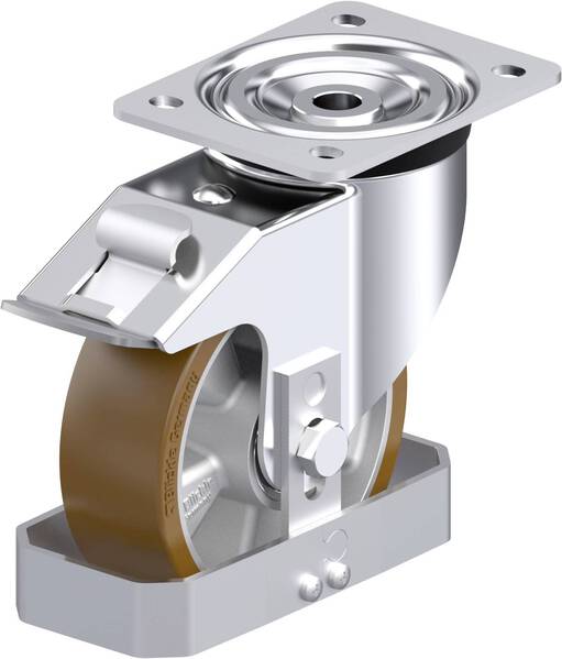 Blickle 928890 L-ALB 150K-FI-FS Stahlblech-Lenkrolle Rad-Durchmesser: 150 mm Tragfähigkeit (max.): 400 kg 1 St.