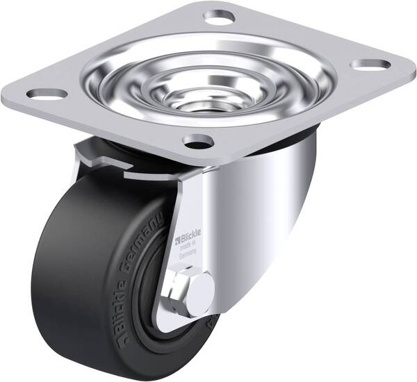 Blickle 941844 LE-POEV 60KF Stahlblech-Lenkrolle Rad-Durchmesser: 60 mm Tragfähigkeit (max.): 120 kg 1 St.