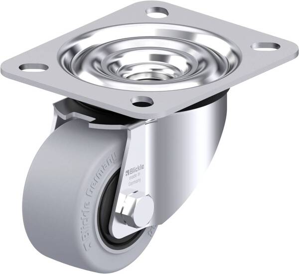 Blickle 945692 LE-POEV 60KF-SG Stahlblech-Lenkrolle Rad-Durchmesser: 60 mm Tragfähigkeit (max.): 120 kg 1 St.