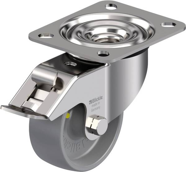 Blickle 945714 LEX-PO 80G-FI-ELS Edelstahl-Lenkrolle Rad-Durchmesser: 80 mm Tragfähigkeit (max.): 150 kg 1 St.
