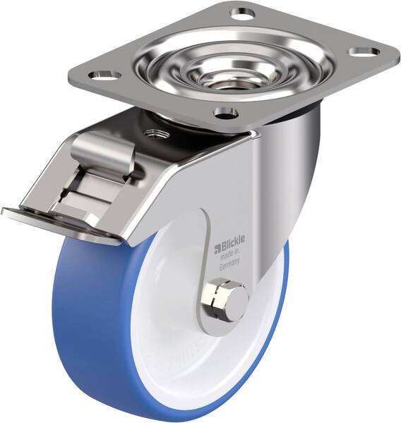 Blickle 942091 LEX-POTHS 100G-FI Edelstahl-Lenkrolle Rad-Durchmesser: 100 mm Tragfähigkeit (max.): 150 kg 1 St.