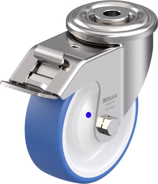 Blickle 942117 LEXR-POTHS 100XKA-FI Edelstahl-Lenkrolle Rad-Durchmesser: 100 mm Tragfähigkeit (max.): 150 kg 1 St.