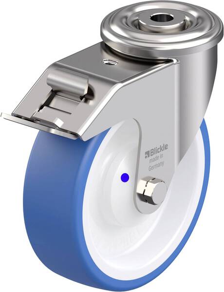 Blickle 942121 LEXR-POTHS 125XKA-FI Edelstahl-Lenkrolle Rad-Durchmesser: 125 mm Tragfähigkeit (max.): 150 kg 1 St.