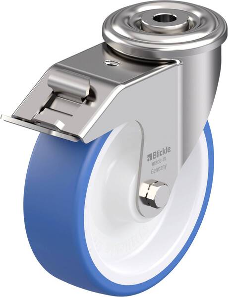 Blickle 942123 LEXR-POTHS 125XR-FI Edelstahl-Lenkrolle Rad-Durchmesser: 125 mm Tragfähigkeit (max.): 150 kg 1 St.
