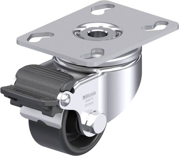 Blickle 935481 LKPA-POA 52G-RA Apparate-Lenkrolle Rad-Durchmesser: 50 mm Tragfähigkeit (max.): 120 kg 1 St.