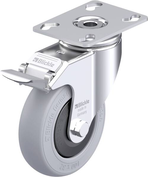 Blickle 921799 LKPA-POES 102KF-FI-SG Apparate-Lenkrolle Rad-Durchmesser: 100 mm Tragfähigkeit (max.): 120 kg 1 St.