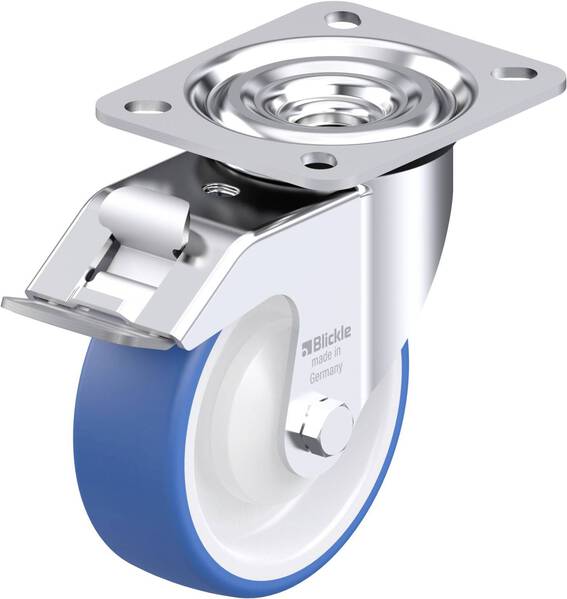 Blickle 936211 L-POTHS 100KA-FI Stahlblech-Lenkrolle Rad-Durchmesser: 100 mm Tragfähigkeit (max.): 200 kg 1 St.