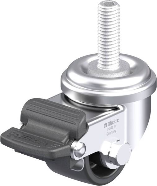 Blickle 935477 LRA-POA 35G-RA-GS10 Apparate-Lenkrolle Rad-Durchmesser: 35 mm Tragfähigkeit (max.): 75 kg 1 St.