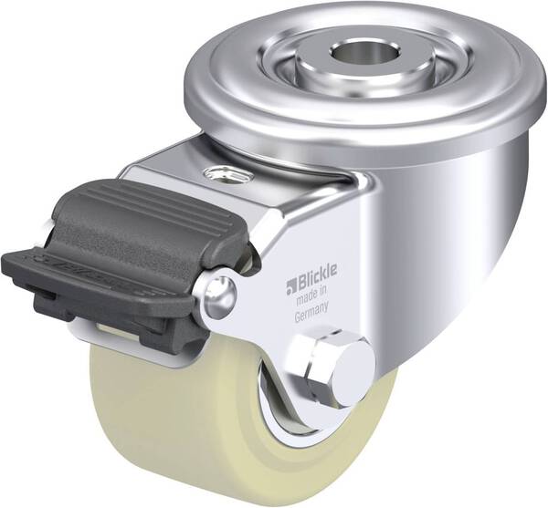 Blickle 937229 LR-GSPO 60K-RA Stahlblech-Kompakt-Lenkrolle Rad-Durchmesser: 60 mm Tragfähigkeit (max.): 250 kg 1 St.