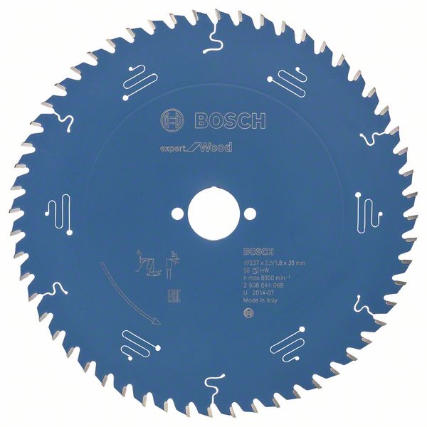 BOSCH Kreissägeblatt Expert for Wood, 237 x 30 x 2,5 mm, 56
