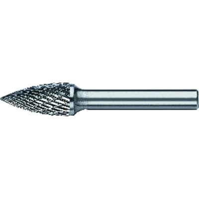 FORMAT - Frässtift HM Spitzbogenform 1230 C Schaft-ø6mm, ø12 x 30mm