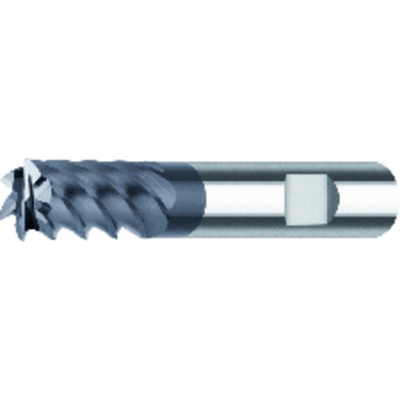FORTIS - Schaftfräser lang VHM AlTiN+ Z6 45° Schaft HB ø16,0mm