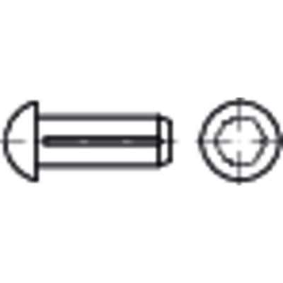 NOBRAND - Halbrundkerbnagel DIN 1476 Stahl blank ø5 x 25mm