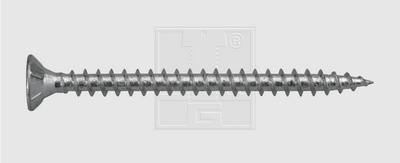 SWG Holzschraube 5 mm 50 mm Innenvielzahn Stahl verzinkt 250 St.