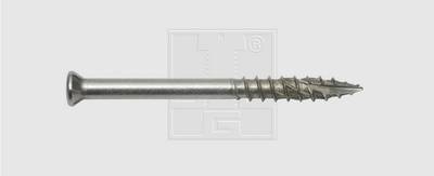SWG Terrassenschrauben 5.5 mm 60 mm T-Profil Edelstahl A2 500 St.