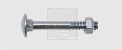SWG 2231010210 Flachrundkopfschrauben M10 100 mm Außensechskant DIN 603 Stahl verzinkt 25 St.