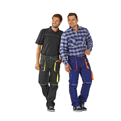 Planam - Bundhose anthrazit/gelb, Größe 50