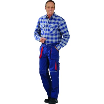 Planam - Bundhose 2822 marine/rot, Größe 64