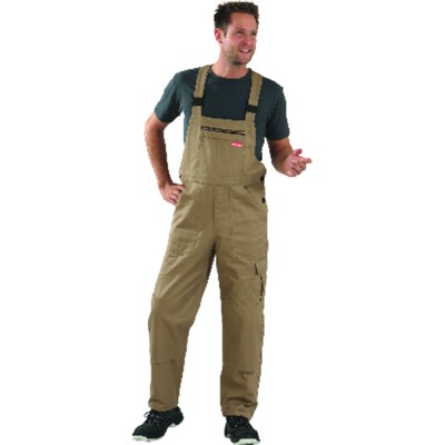 Planam - Latzhose 0176 khaki, Größe 48