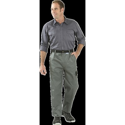 Planam - Bundhose 1214 grau/schwarz, Größe 29