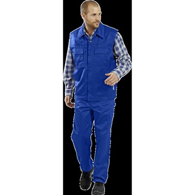 Planam - Arbeitsweste 1151 kornblau, Größe 2XL