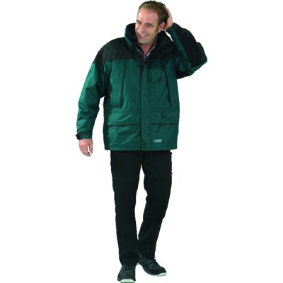 Planam - Winterjacke 3131 grün/schwarz, Größe 2XL