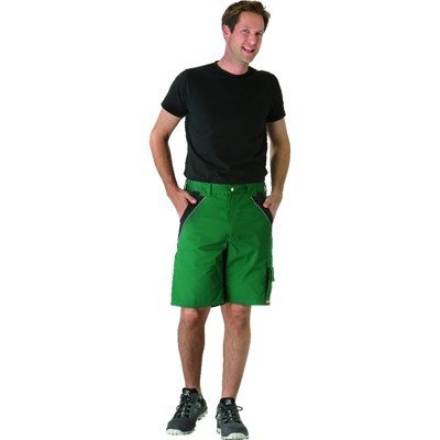 Planam - Shorts 2545 grün/schwarz, Größe M