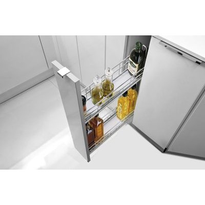 HETTICH - Möbel-Frontauszugset, Cargo IQ plus 150, 9077588, Korpusb. 150mm, silber
