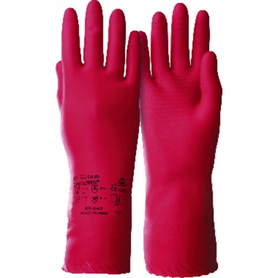 KCL - Chemikalienschutzhandschuh Camapren® 722, Kat. III, rotbraun, Größe 10