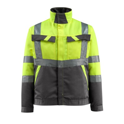 MASCOT® - Warnschutzjacke Forster 15909-948, warngelb/dunkelanthrazit, Größe L