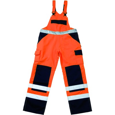 MASCOT® - Warnschutz-Latzhose Barras 07169-860, warnorange/anthrazit, Größe C52, 90