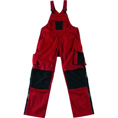 MASCOT® - Berufslatzhose Augsburg 12169-442, rot/schwarz, Größe C52, 82