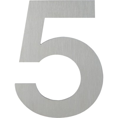 HOPPE® - OA-Hausnummer, E600-609 Ziffer 5, edelstahl matt