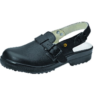 ABEBA® - Sicherheitsclog Classic 31010, SB SRC ESD, schwarz, Größe 46