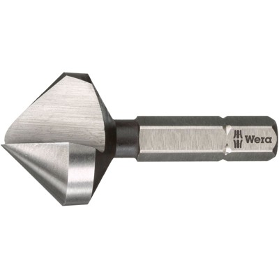 Wera® - 845 Einschneide-Kegelsenker-Bit 1/4" 90° ø20,50 x 43mm